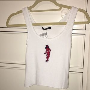 Brandy Melville devil tank top